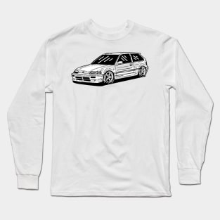 White civic Long Sleeve T-Shirt